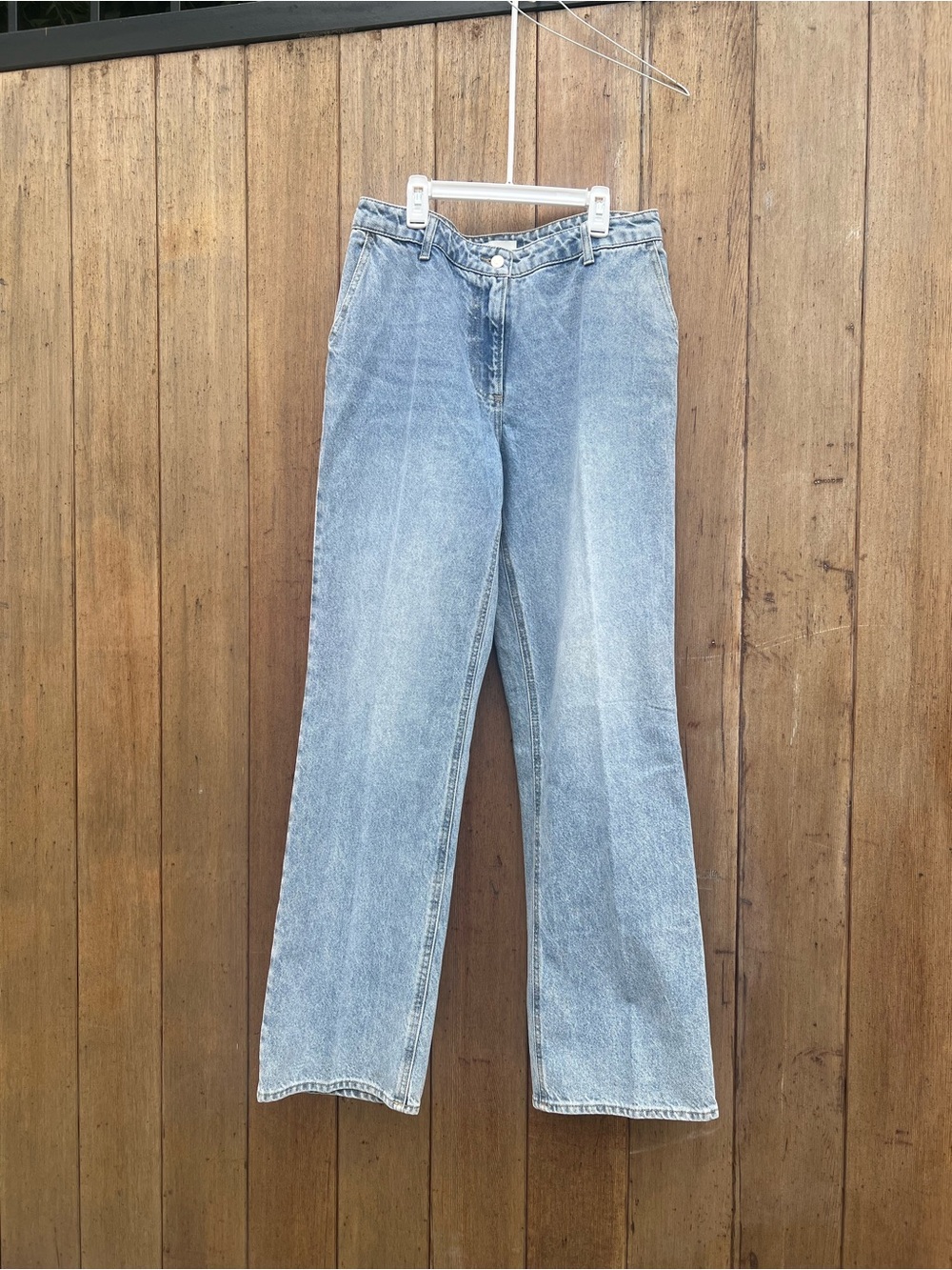 H&M Light Blue Straight-Leg Women's Jeans